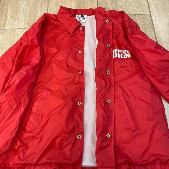 Justin Bieber Purpose Tour All Access Jacket 2016 Crew Red Medium Augusta - Picture 8 of 12